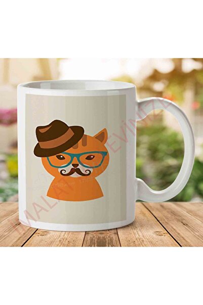 ART HEDİYE كوب هيبستر كات مطبوع على الجانبين.jpg