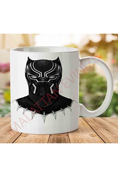 ART HEDİYE 1-935 BLACK PANTHER Mask Two Sided Printed Mug Cup.jpg