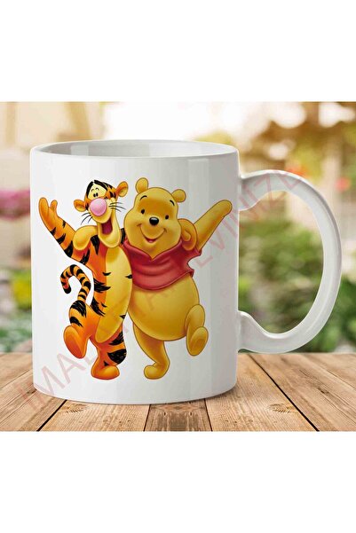 ART HEDİYE A2589 Cute Bear Winnie (Cartoon) Two Sided Printed Mug Cup.jpg