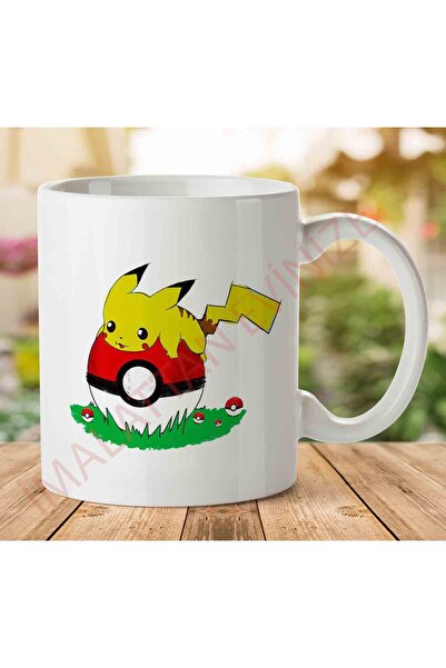 ART HEDİYE 1-1751 كوب بوكيمون بيكاتشو للعطلات مطبوع على الجانبين.jpg