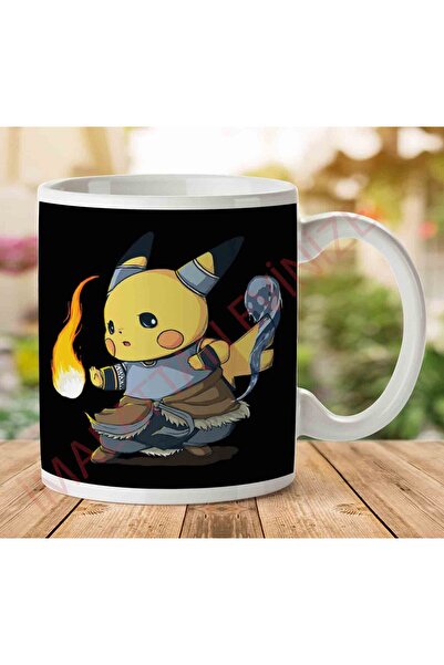 ART HEDİYE 1-723 The Last Airbender Pikachu Pokemon Mashup Two Sided Printed ...