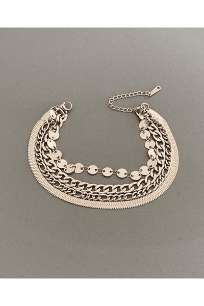 MAM Steel 4-Piece Italian Chain Bracelet
