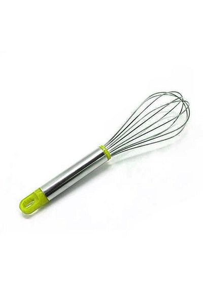 EbruliHomeArt Steel Wire Whisk Yellow