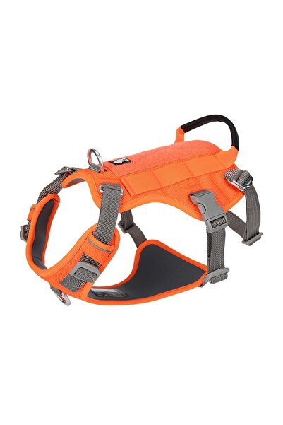 True Love Tactical Turuncu Köpek Göğüs Tasması