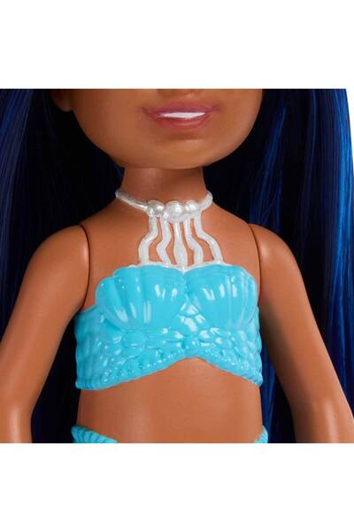 Barbie Chelsea Prenses Bebekler HLC14 - Lacivert Saç- Mavi Elbise