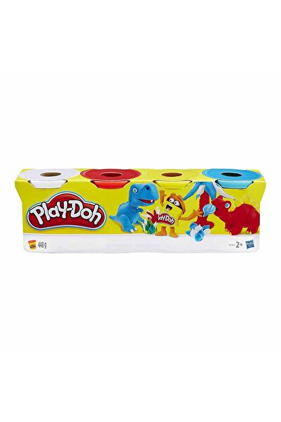 Play Doh 4 Pack Play Dough 448 g - White, Red, Yellow, Blue