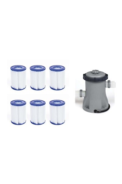 BESTWAY İntex Havuzlarla Uyumlu Devirdaim Motoru 1249lt Filtre Seti BW715