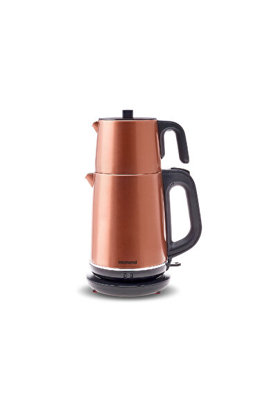HOMEND Royaltea 1780h Bronz Paslanmaz Çelik Çay Makinesi
