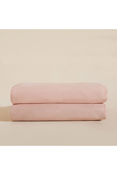 Chakra Çift Kişilik Lastikli Çarşaf 160x200 cm Somon