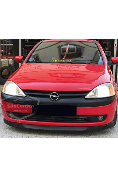 ŞüsCarOto Aksesuar Opel Corsa C 2000-2006 Uyumlu Astra H lip Esnek Ön Lip 2 P...