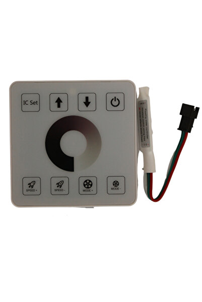 Hazar Led 12-24 Volt Tek Renk Pixel Şerit Led Kontrol Duvar Tipi Kablosuz 86 ...