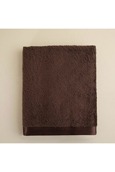 Chakra Floss Banyo Havlusu 85x150 cm Koyu Kahve