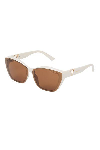 Despada DS 2307 C3 Cat Eye White Women's Sunglasses
