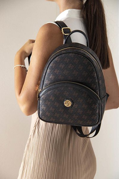 Silver Polo Silver & Polo Black Copper - Rucsac negru Sp945 pentru femei