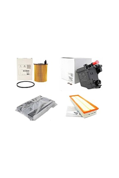 MAİS Citroen C4 Picasso 1.6 Hdi Euro 4 Filtre Bakım Seti Orijinal PSA 4lü