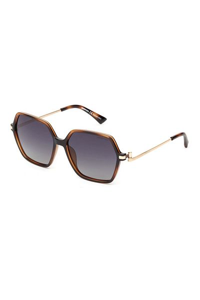 Despada DS 2288 C2 Geometric Brown Women's Sunglasses