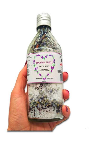 Manikür & Pedikür Banyo Tuzu Lavanta Ve Hibiskus Tazeliği 200 G Epsom Tuzu