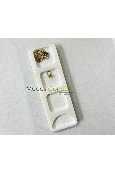 Modestmar Natural Marble Jewelry Organizer, Jewelry Box, Organizer