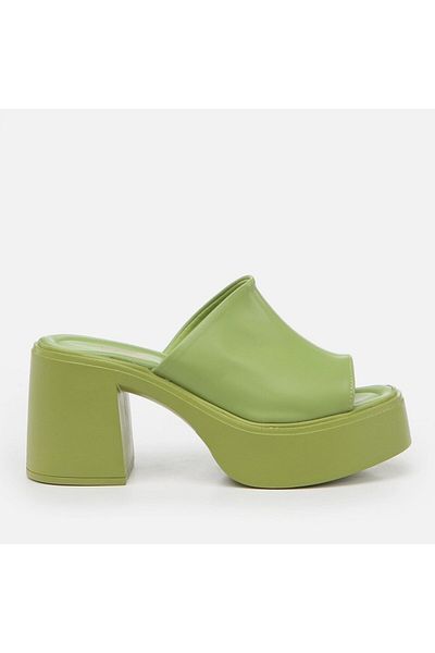 Yaya by Hotiç Peanut Green Women's Slipper