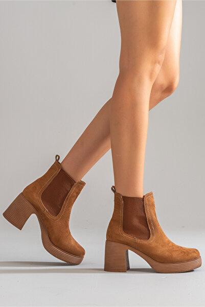 Ataköy Ayakkabı KADIN KALIN TABAN LASTİKLİ BOT