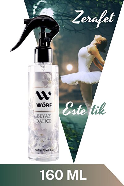 WÖRF Oda Araç Ortam Kokusu Cotton, Atlantis, Beyaz Bahçe 160 Ml