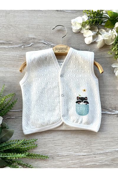PATSAN Quilted Seasonal Baby Vest Raccoon