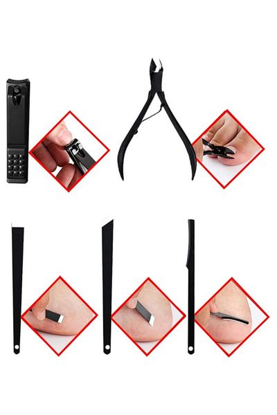 Modo Di Bellezza Professional 17 Piece Multifunctional Manicure And Pedicure Nail Set