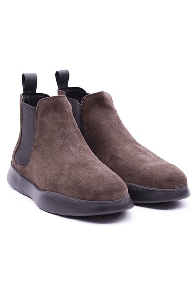 Frau Ανδρικές μπότες 13A6 Frau WAXY Ankle Boot Pepe (Σκούρο καφέ)