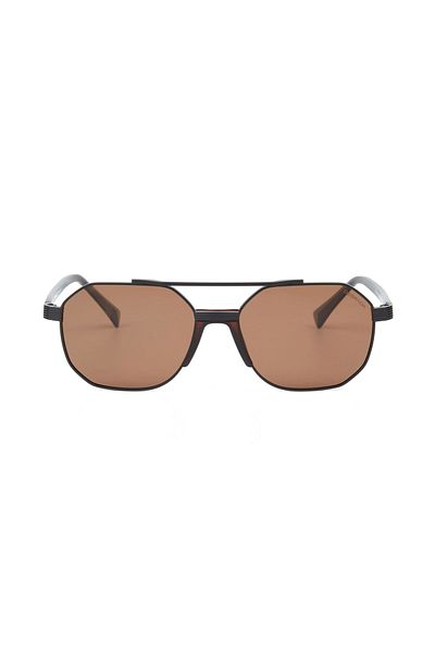 Despada DS 2274 C1 Geometric Black Unisex Sunglasses