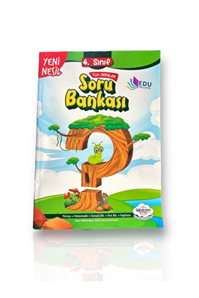 öğretmen evde Edu Kırtasiyem 4.Sınıf Soru Bankası Öğretmen Evde Yayınları