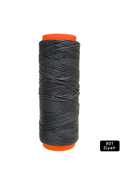 ipekbazaar Waxed 0.8 mm Thread - Black Leather Hobby Saddler Thread Jewelry & Bags