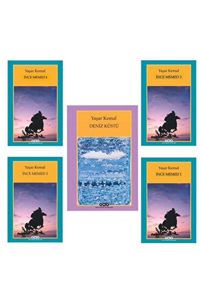 Yapı Kredi Yayınları İnce Memed 4 kitap - Deniz Küstü - Yaşar Kemal
