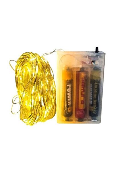 Genel Markalar 10 Metre Gün Işığı (sarı) 3 Pilli Fonksiyonlu Peri Led