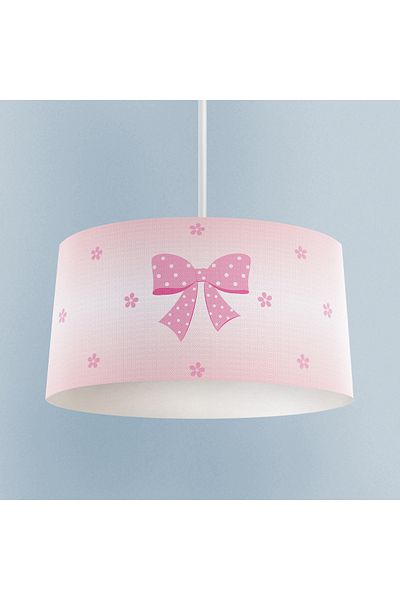 MEKTA HOME Pink Ribbon and Star Patterned Baby and Children's Room Chandelier