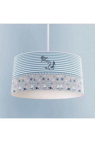 MEKTA HOME Blue Sailor Patterned Chandelier - Baby and Children's Room