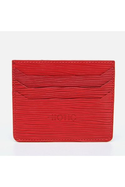 Hotiç Genuine Leather Red Women's Wallet
