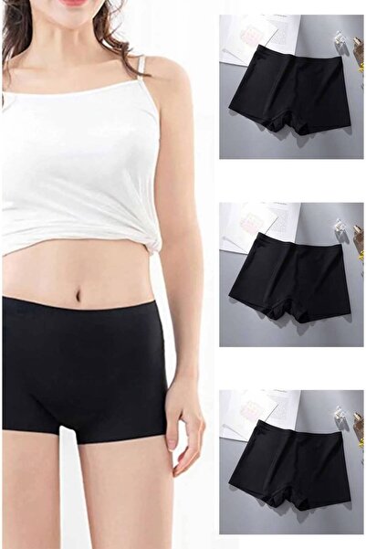 GECKO COLLECTION gecko kadın şort boxer lazer kesim iz yapmaz 3 adet