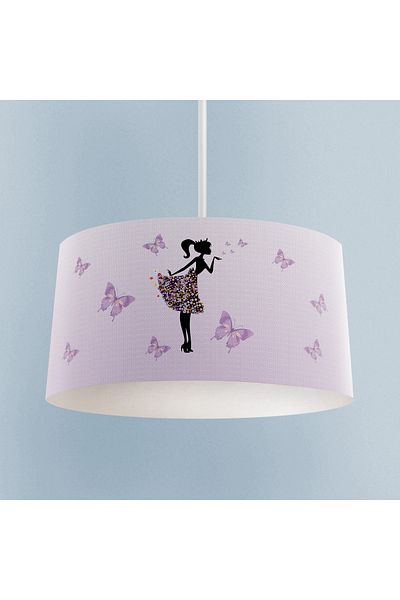 MEKTA HOME Butterfly Patterned Princess Chandelier - Baby and Children's Room