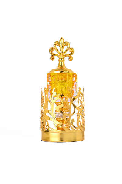 MİSKHANE Kristal Elektrikli Buhurdanlık Sarı Ab-38
