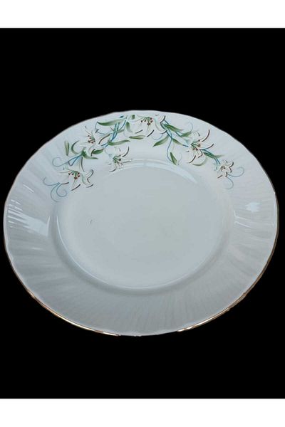 Kütahya Porselen DIANA 6-PIECE 20CM CAKE PLATE GOLD