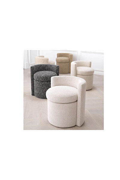 hoom concept BONİTA TEDDY PUF, KAHVERENGİ