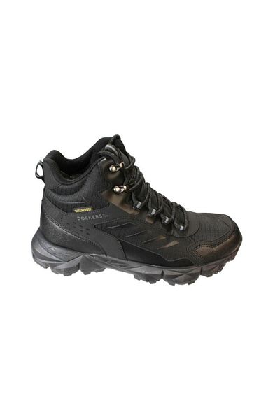 Dockers By Gerli DOCKERS Men's Black Ankle Waterproof Thermo Non-Slip Sole Waterproof Outdoor Boots