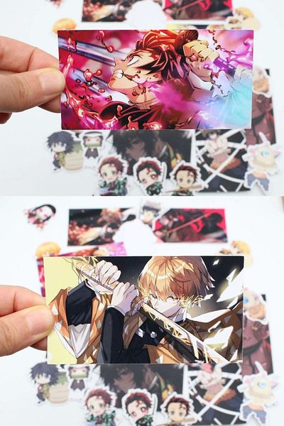Mona Craftist Σετ αυτοκόλλητων 29 τμχ Demon Slayer Αυτοκόλλητο Laptop Kimetsu No Yaiba Αυτοκόλλητο Anime