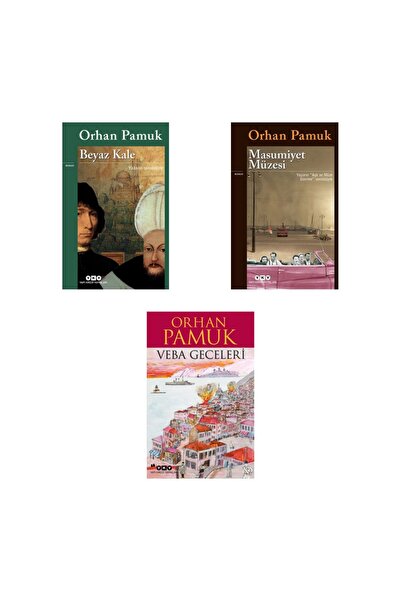 Yapı Kredi Yayınları Beyaz Kale - Masumiyet Müzesi - Veba Geceleri - Orhan Pamuk