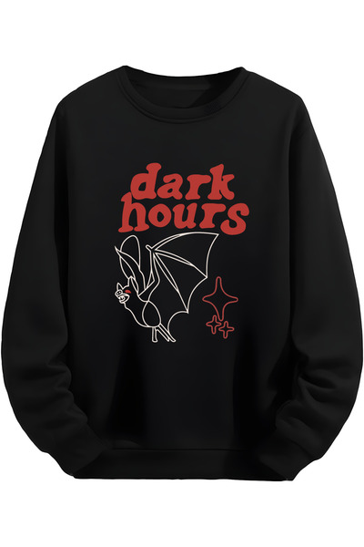 MAGORS Dark Hours - Μαύρο φούτερ