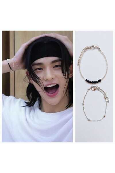 REN AKSESUAR مجموعة أساور هيونجين من Kpop Stray Kids