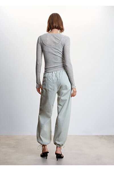 MANGO Woman Kombinált pólóblúz