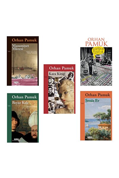 Yapı Kredi Yayınları Masumiyet Müzesi - Kafamda bir Tuhaflık - Kara Kitap - Beyaz Kale - Sessiz Ev Orhan Pamuk