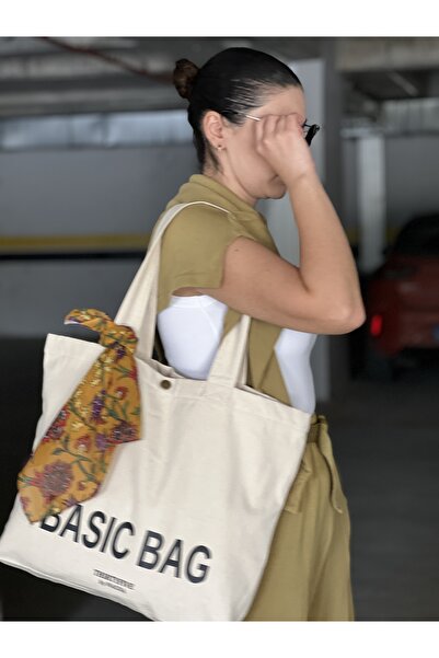 Wagna Kanvas Astarlı Shopping Bag Çanta 'Basic Bag'