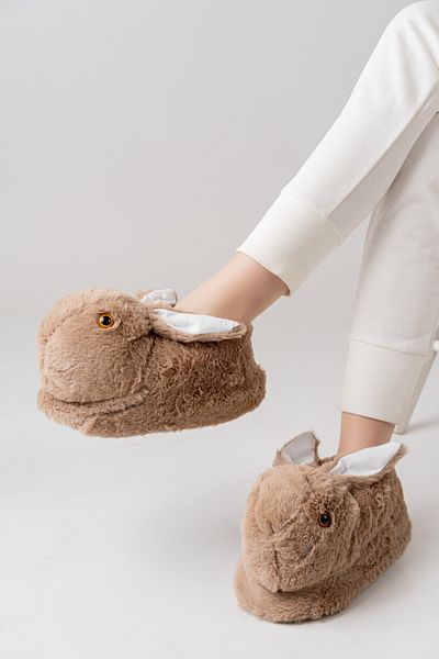 SadiasSpyder Γυναικείες παντόφλες Rabbit Home Home Boots